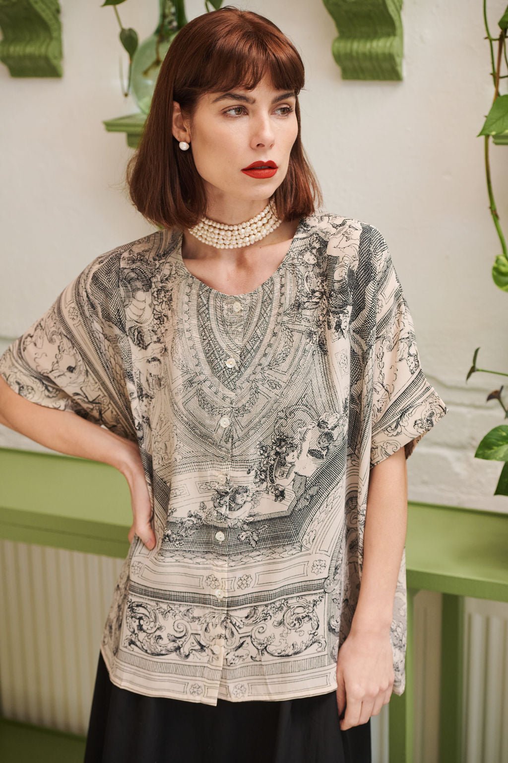 Cherub Natural Tea Blouse - One Hundred Stars
