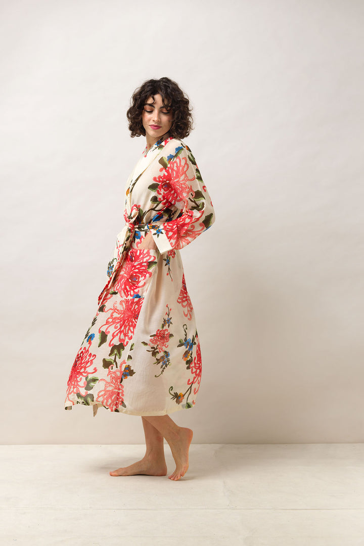 Chrysanthemum Ecru Gown - One Hundred Stars