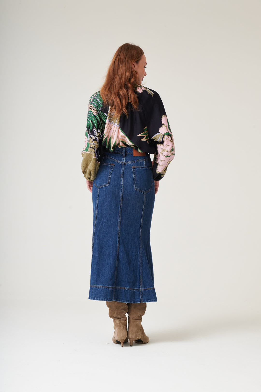 Crane Emerald PussyBow Blouse - One Hundred Stars