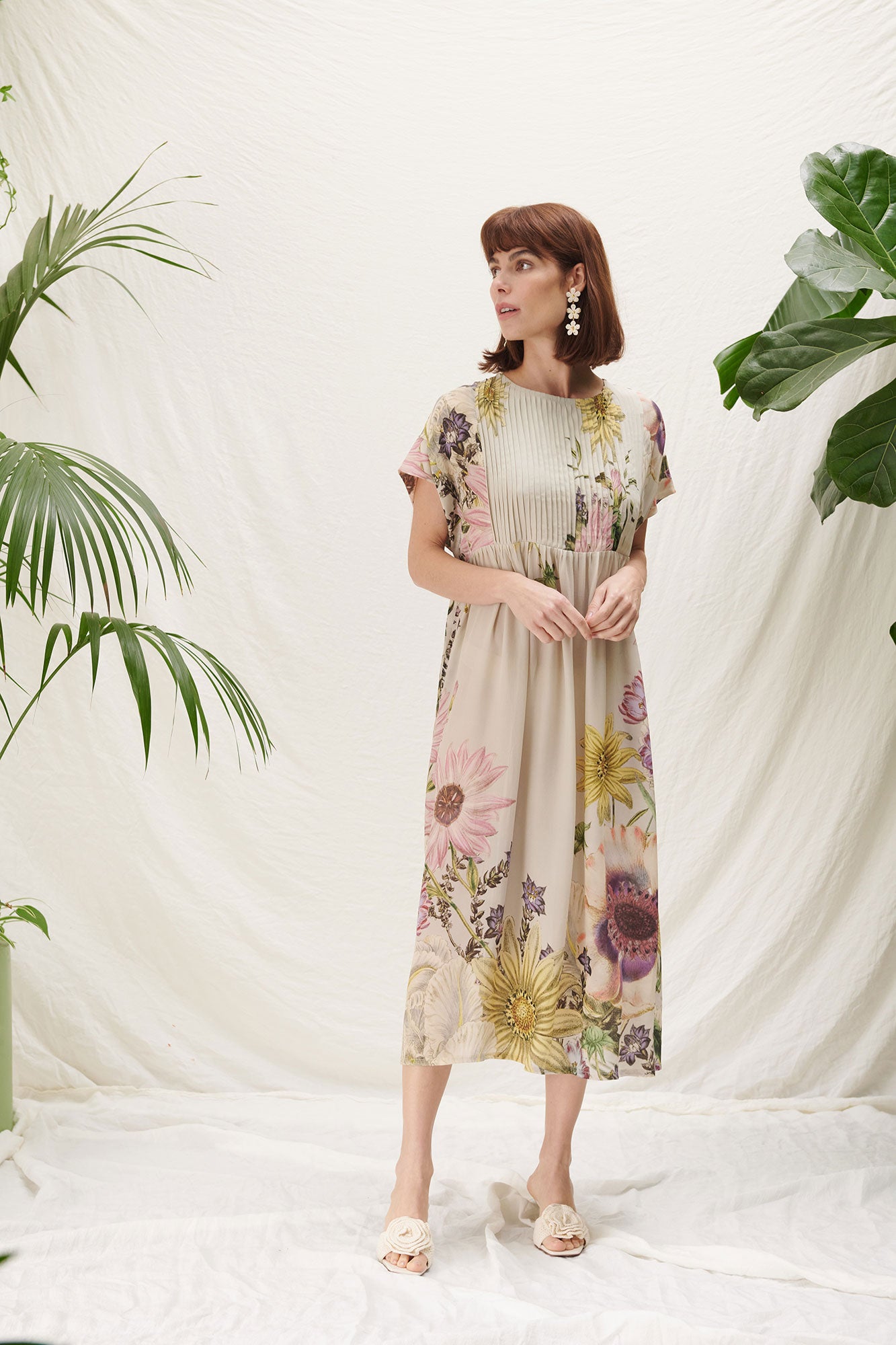 ONE HUNDRED STARS デイジーストーンプリーツドレス Daisy Stone Pleat Dress – One Hundred Stars