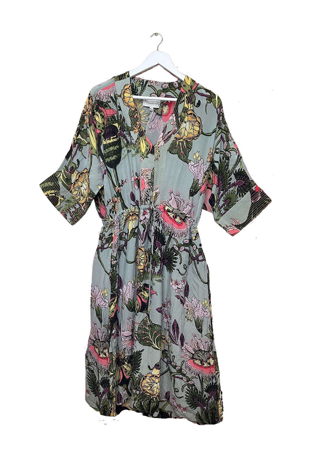 Eccentric Blooms Putty Abbi Dress