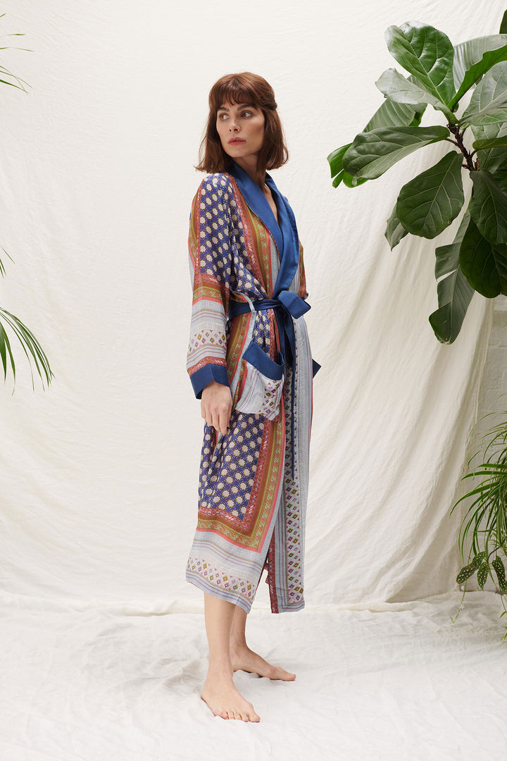 Moorish Indigo Gown - One Hundred Stars