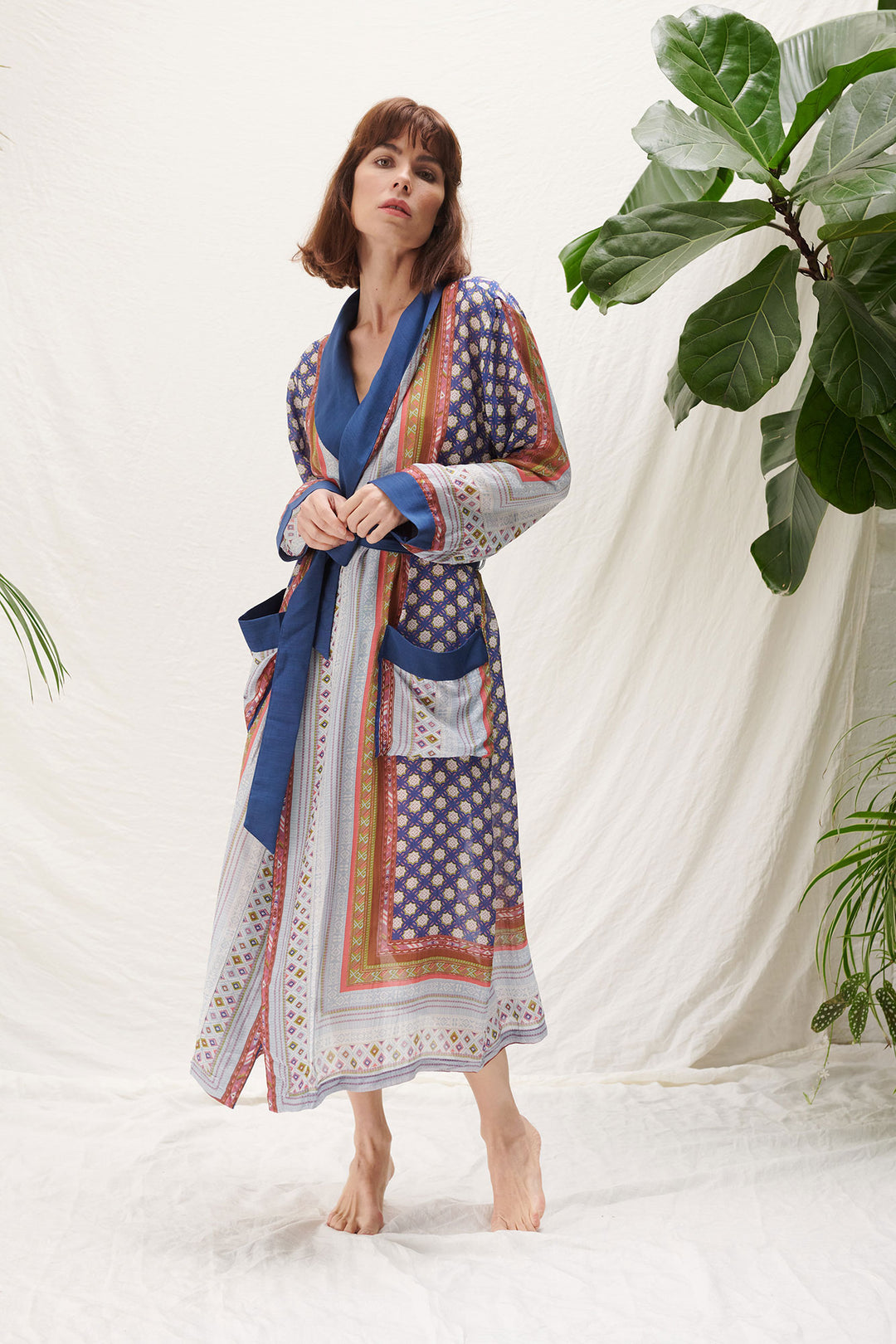 Moorish Indigo Gown - One Hundred Stars