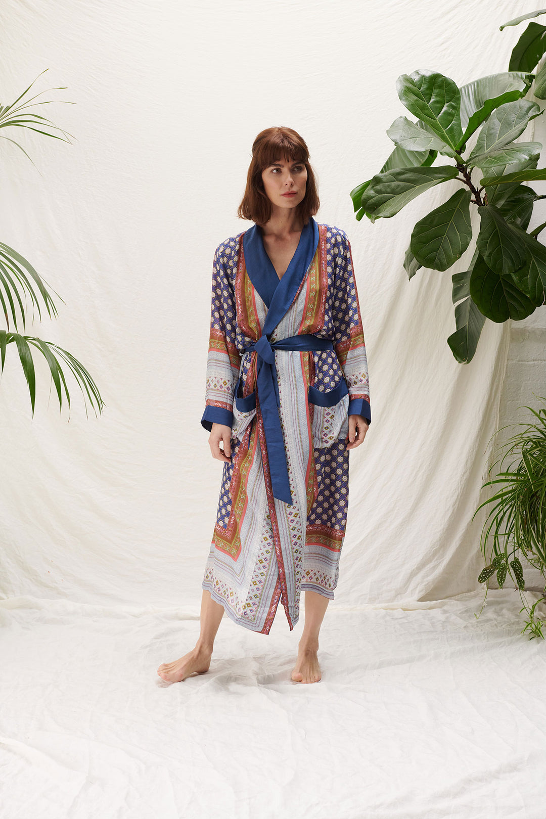 Moorish Indigo Gown - One Hundred Stars