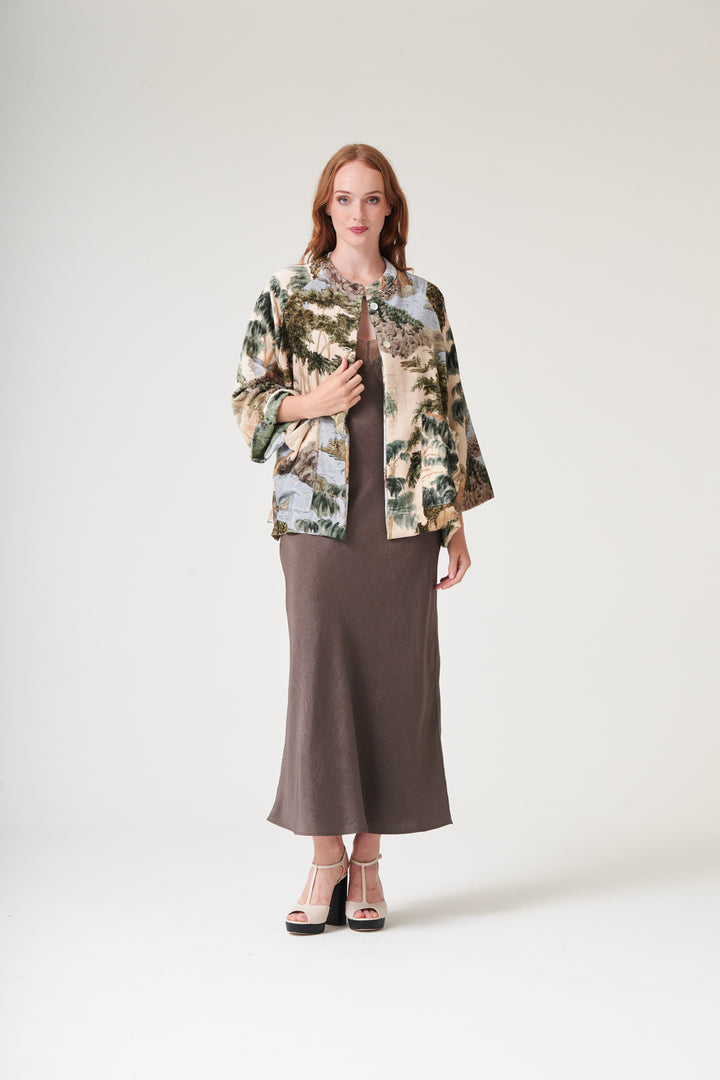 Rivers and Trees Natural Velvet Jacket - One Hundred Stars