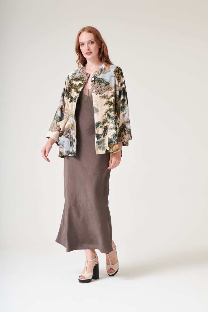 Rivers and Trees Natural Velvet Jacket - One Hundred Stars