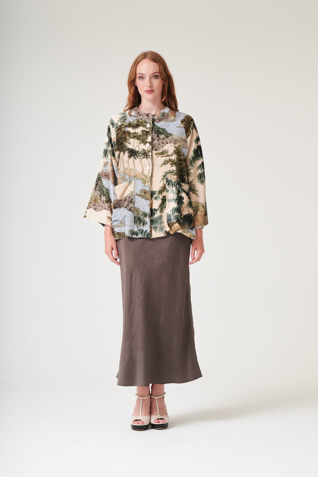 Rivers and Trees Natural Velvet Jacket - One Hundred Stars