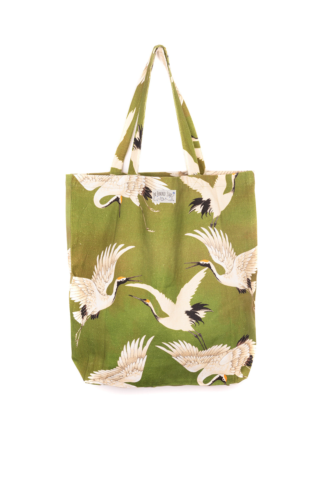 Stork Green Canvas Bag