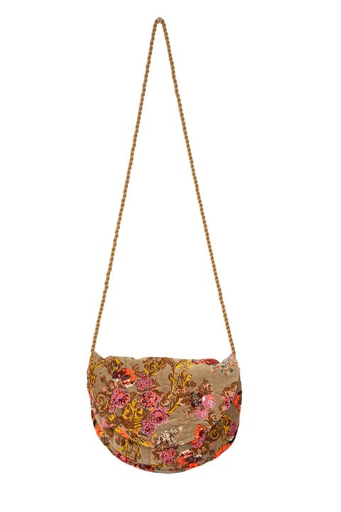 Antique Chintz Velvet Evening Bag - One Hundred Stars