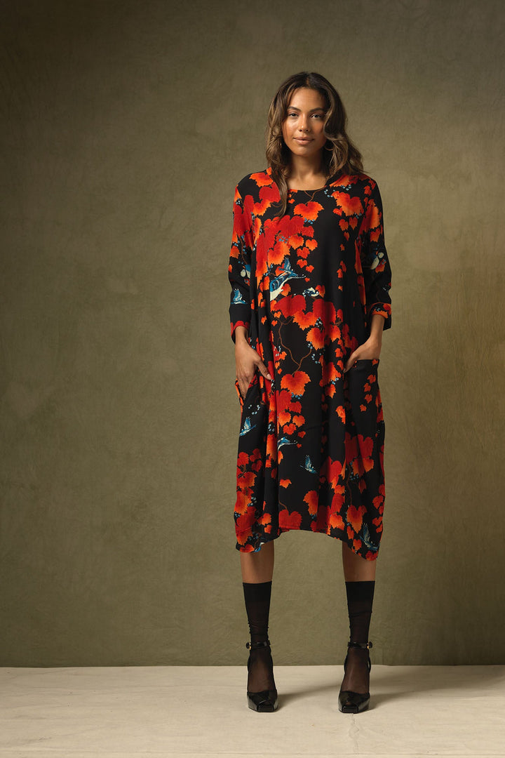 Acer Black Asymmetric Dress Party Pockets - One Hundred Stars