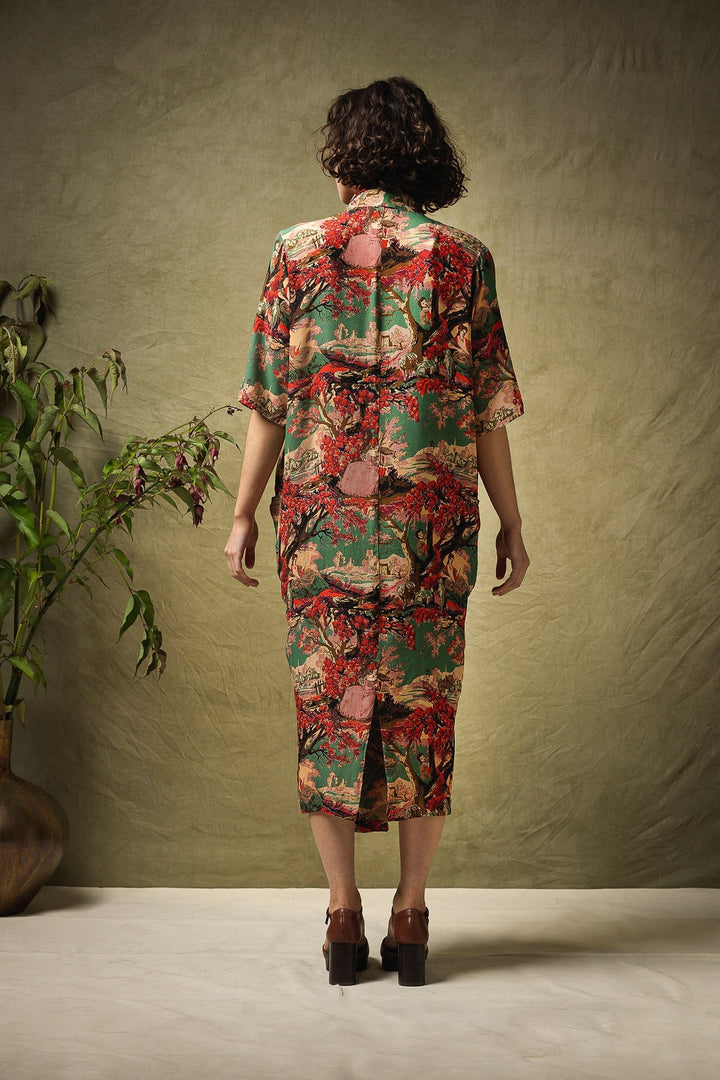 Country Toile Berry Rachel Dress - One Hundred Stars