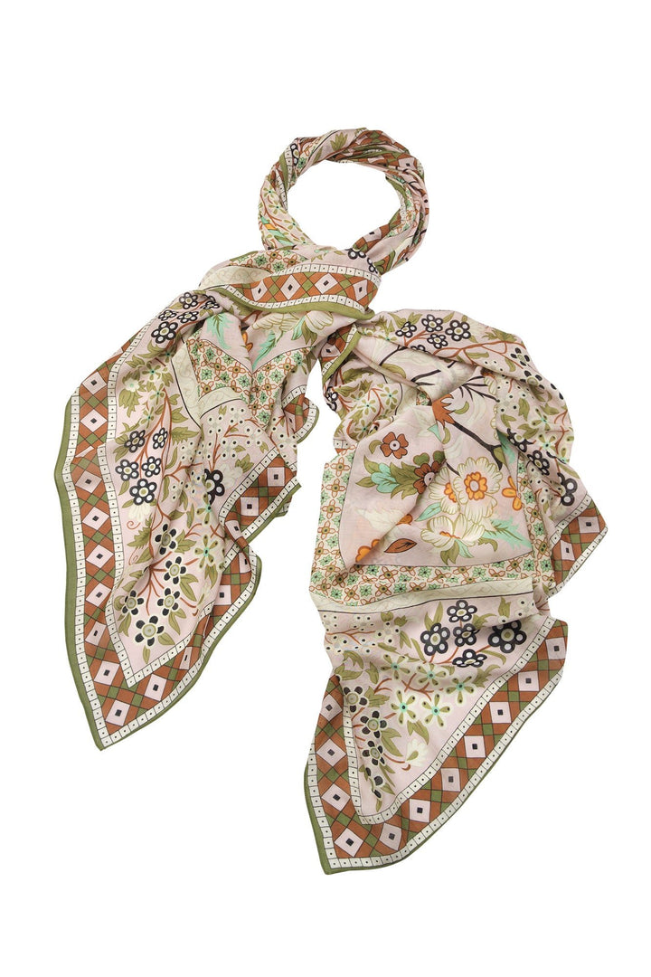 Flower Arch Sage Scarf - One Hundred Stars