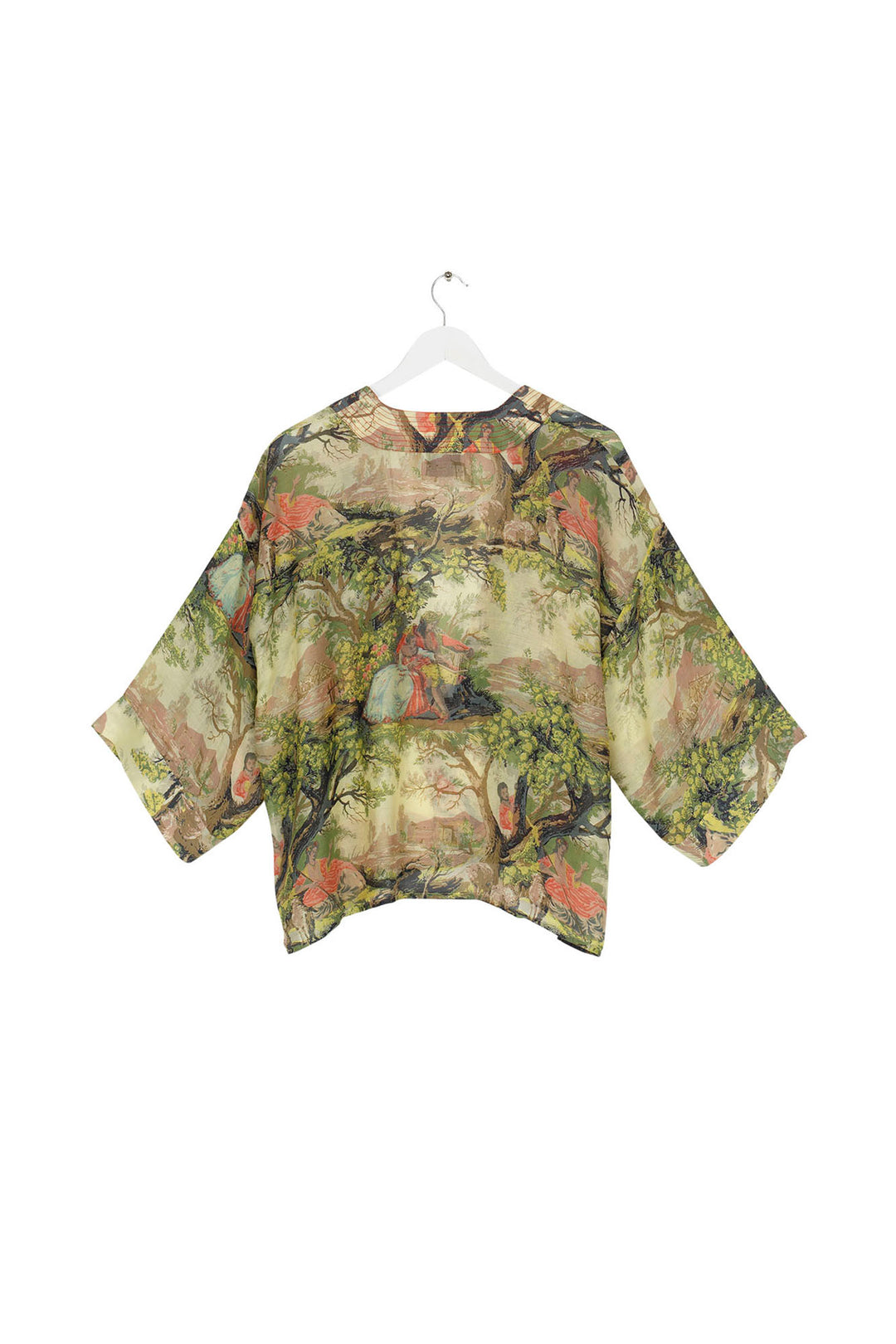 Country Toile Kimono