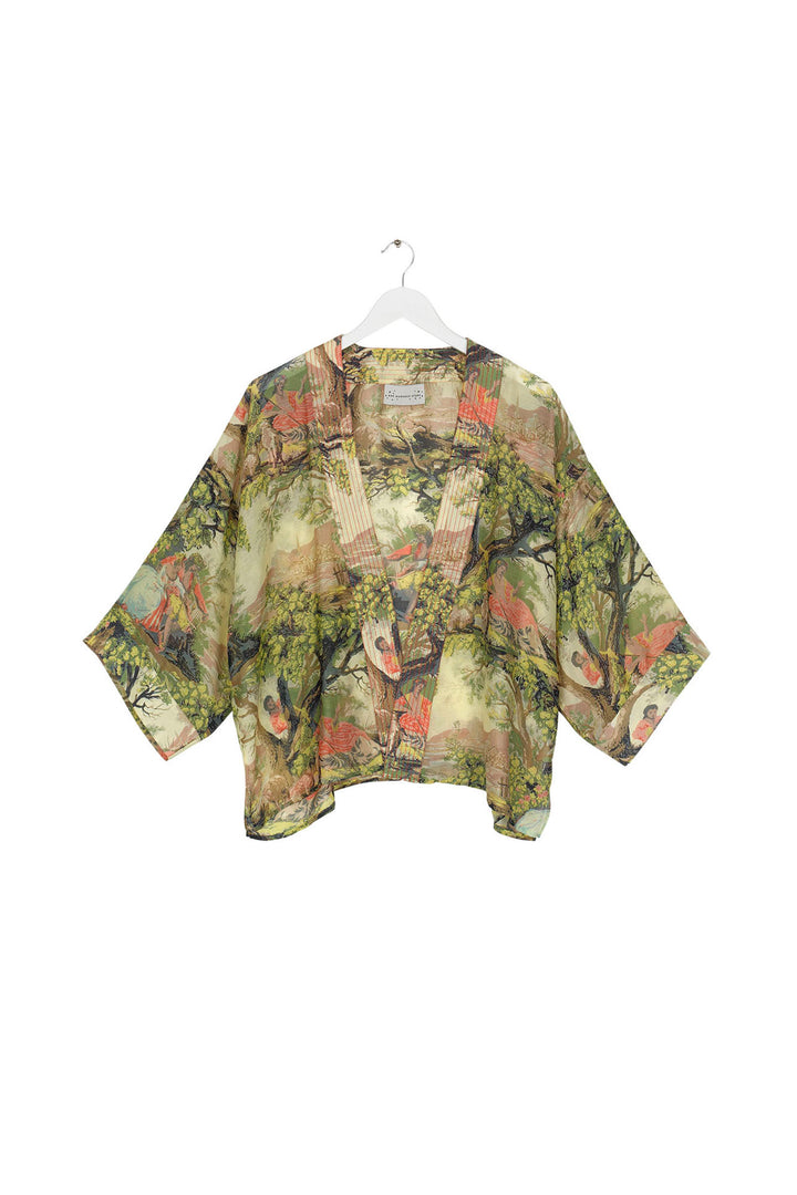 Country Toile Kimono