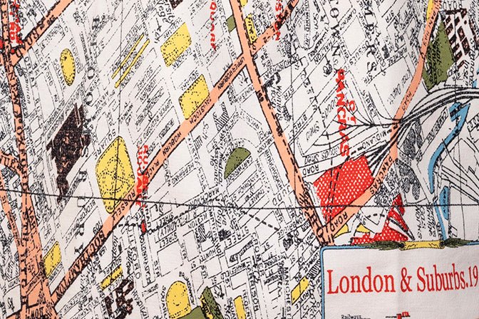 London Map Scarf - One Hundred Stars