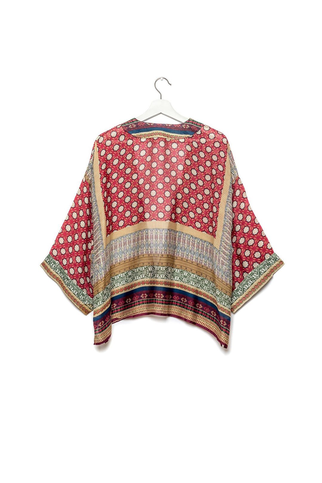 Moorish Burgundy Kimono - One Hundred Stars