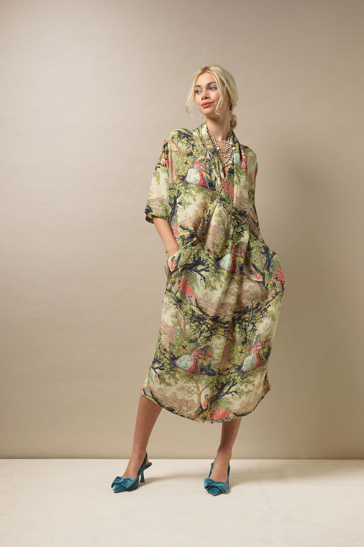 Country Toile Rachel Dress