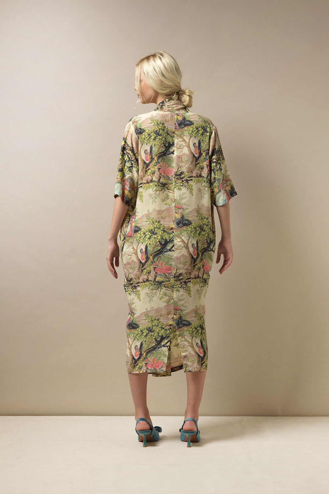 Country Toile Rachel Dress