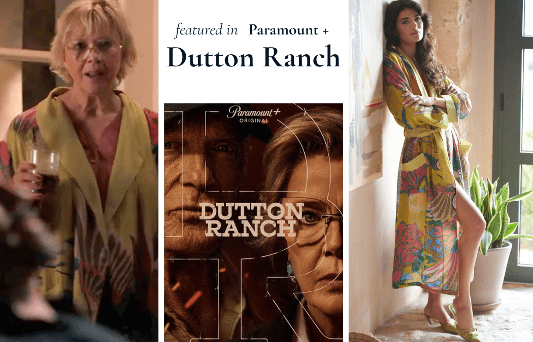 Annette Bening Wears the Crane Olive Gown in Dutton Ranch Episode 4