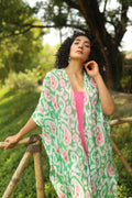 Ikat Green Throwover