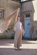 Vintage Tiles Pink Scarf