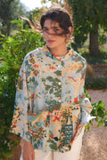 China Tree Aqua Summer Jacket