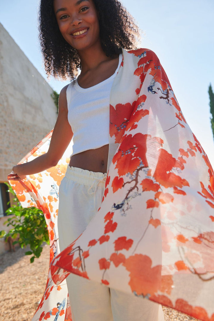 Acer Red Scarf - One Hundred Stars