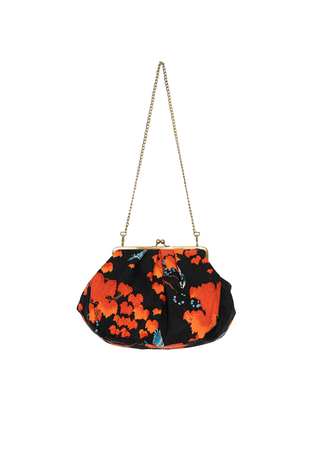 Acer Black Kiss Lock Clutch Bag - One Hundred Stars