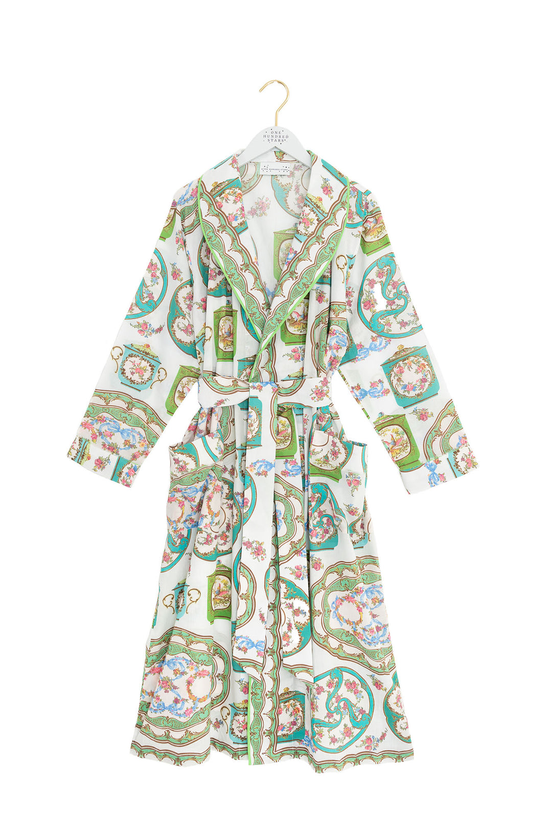 Afternoon Tea Green Cotton Gown