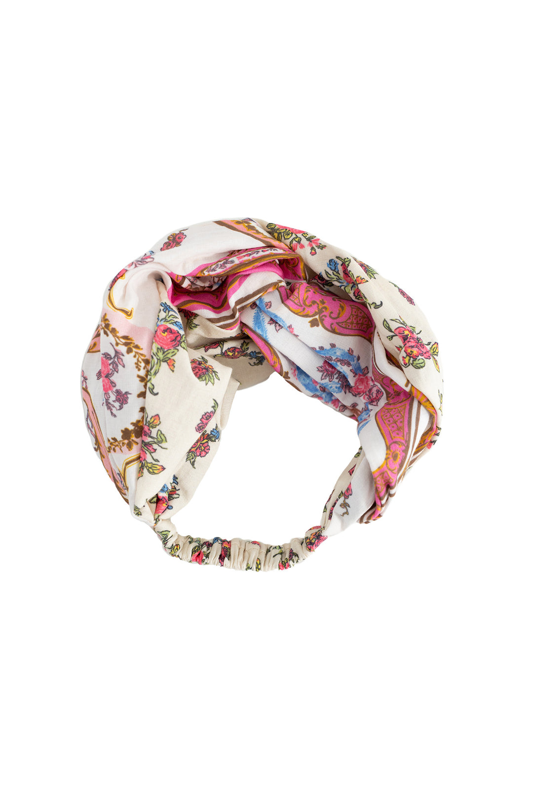 Afternoon Tea Pink Cotton Headband