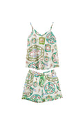Afternoon Tea Green Cotton PJ Short Set