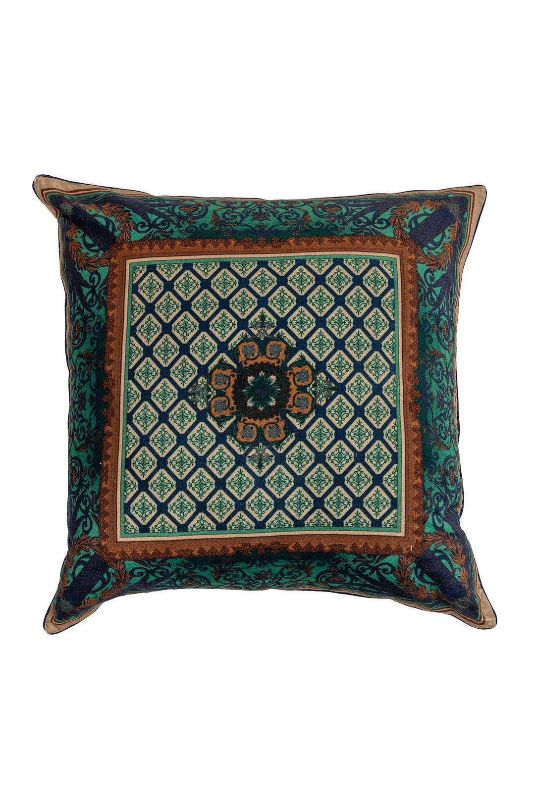 Amulet Emerald Velvet Cushion - One Hundred Stars