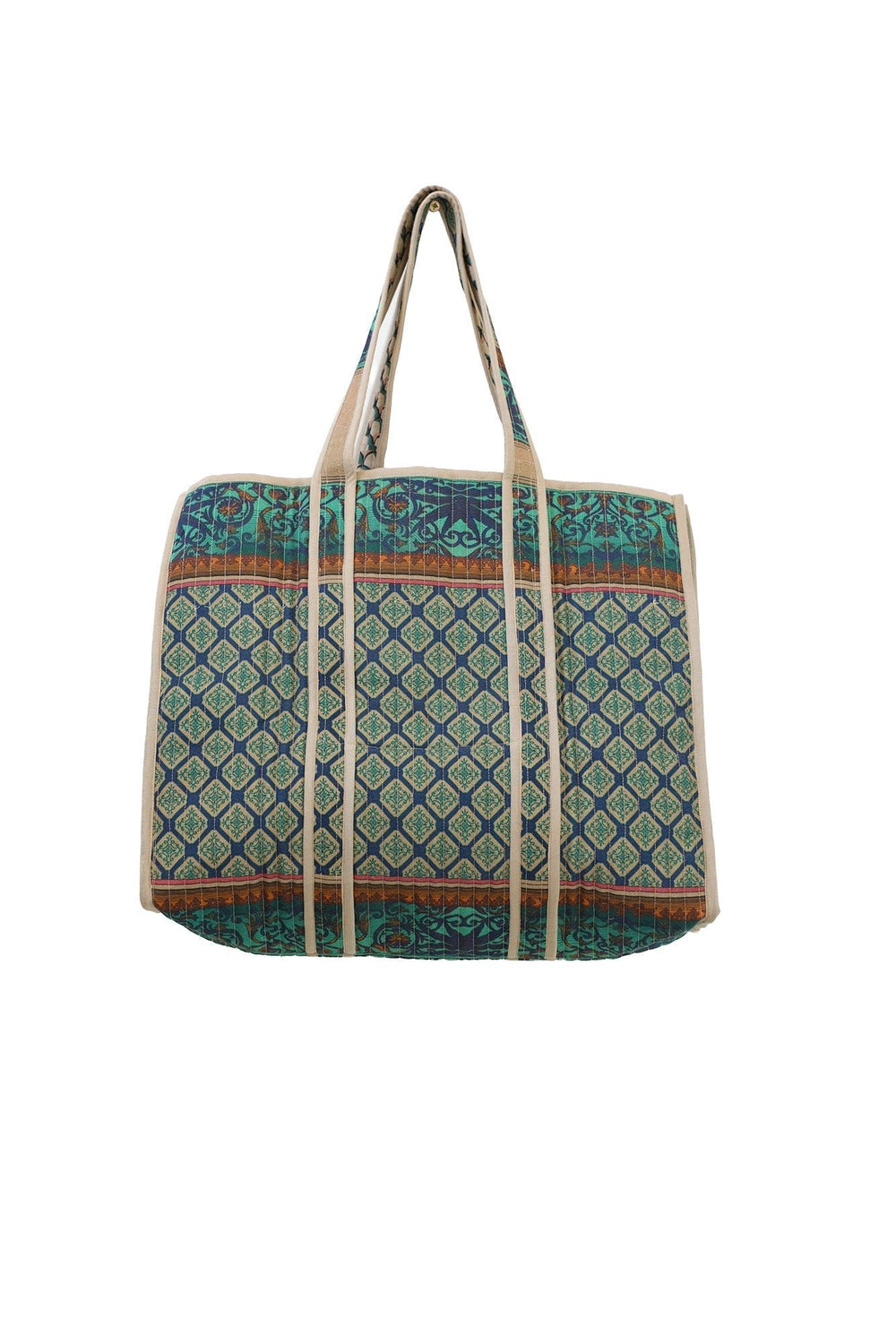 Amulet Emerald Canvas Quilted Tote Bag - One Hundred Stars