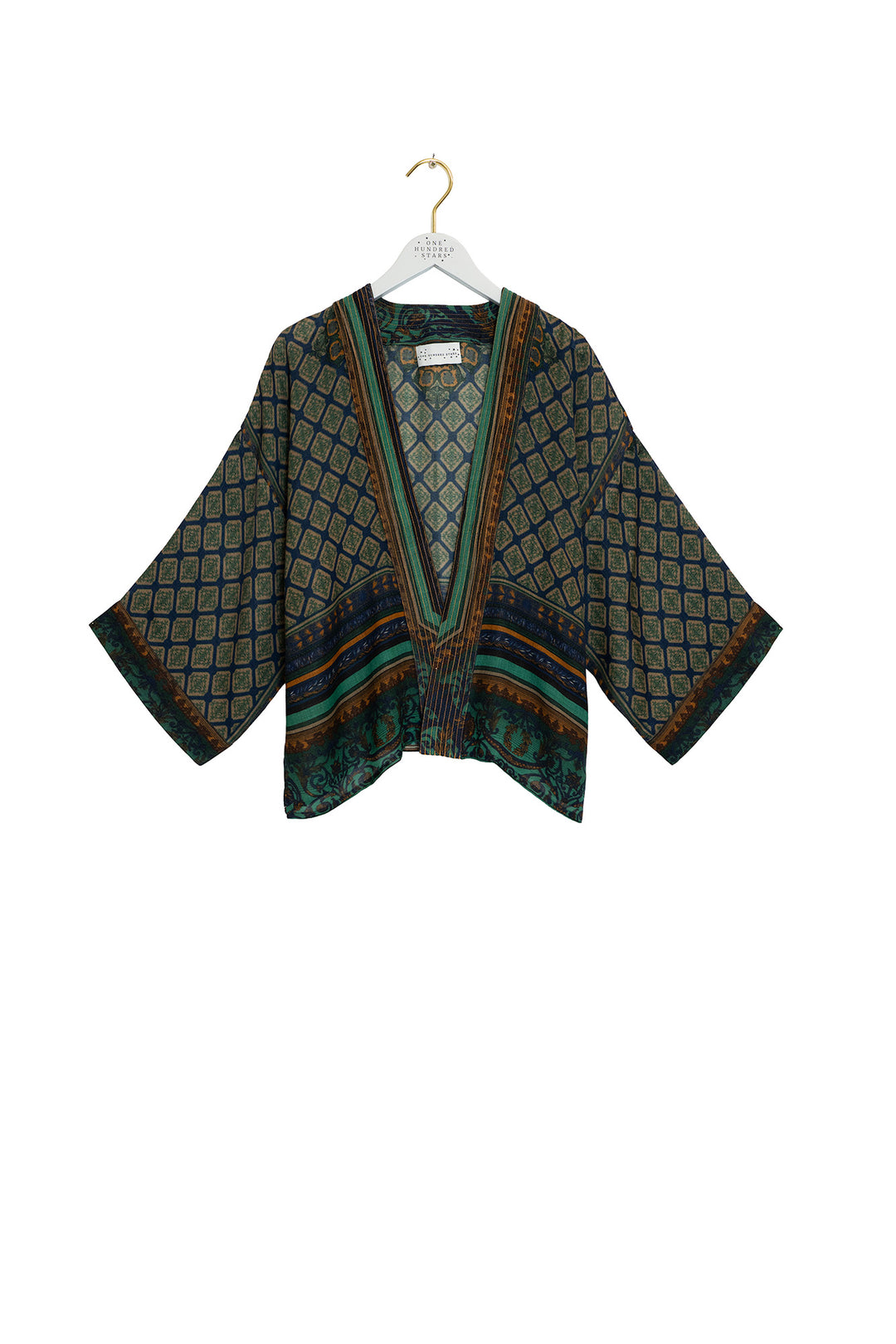 Amulet Emerald Wool Kimono - One Hundred Stars