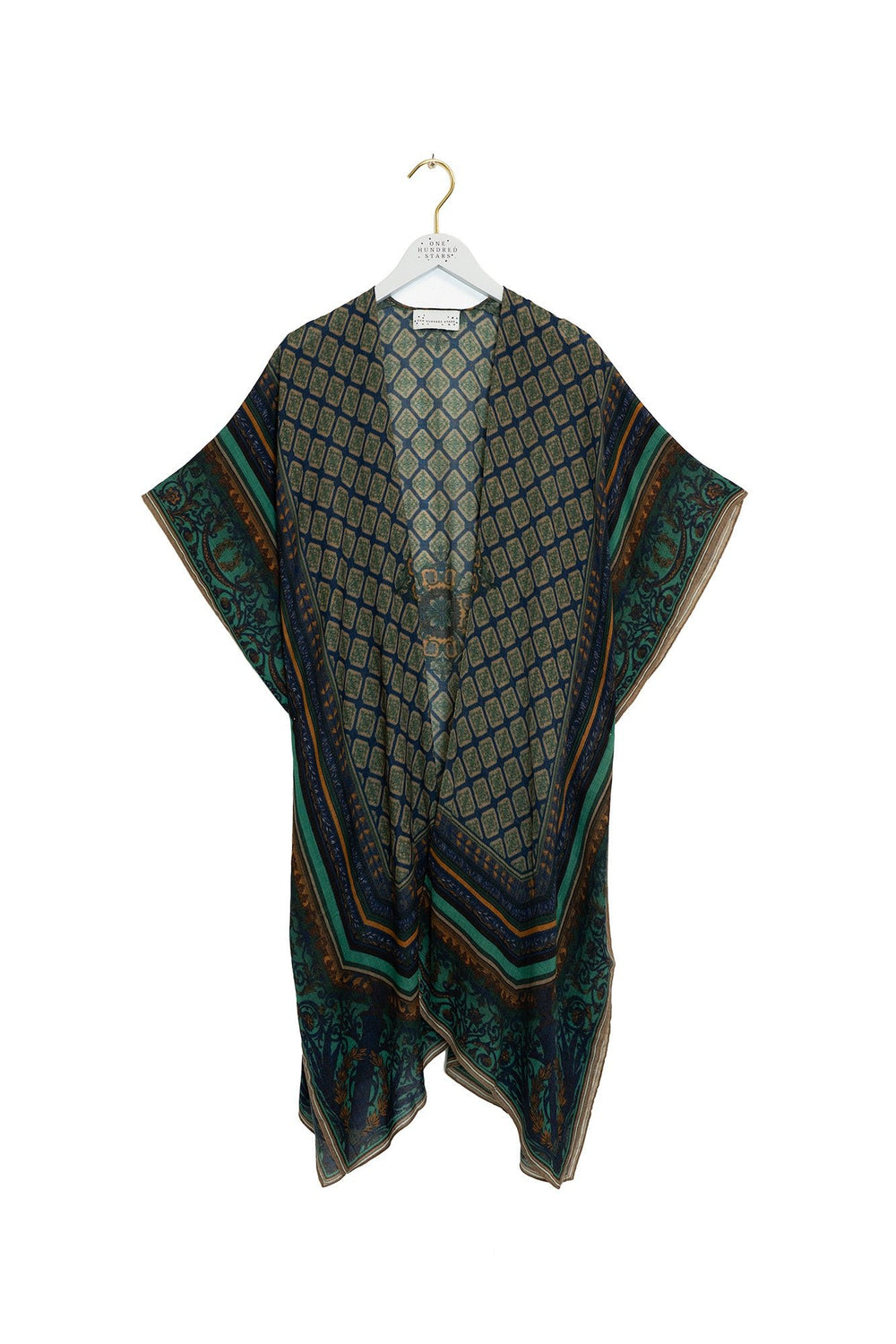 Amulet Emerald Wool Throwover - One Hundred Stars