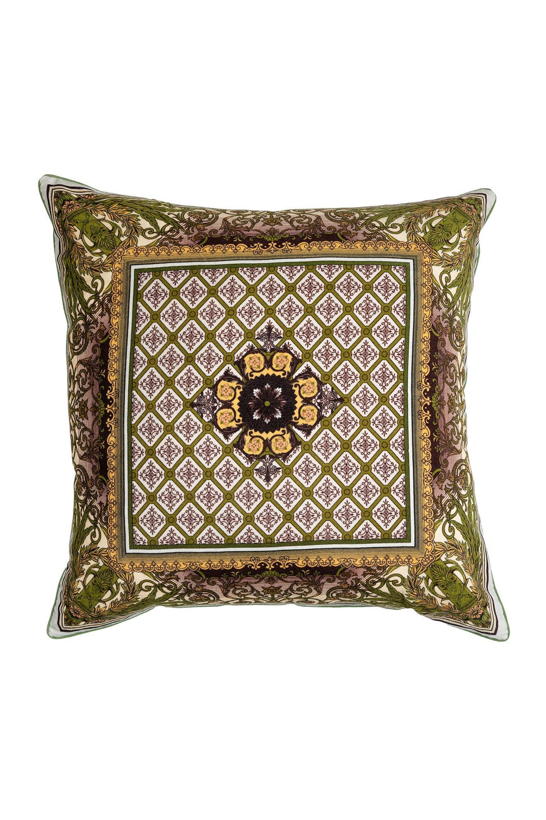 Amulet Green Velvet Cushion - One Hundred Stars