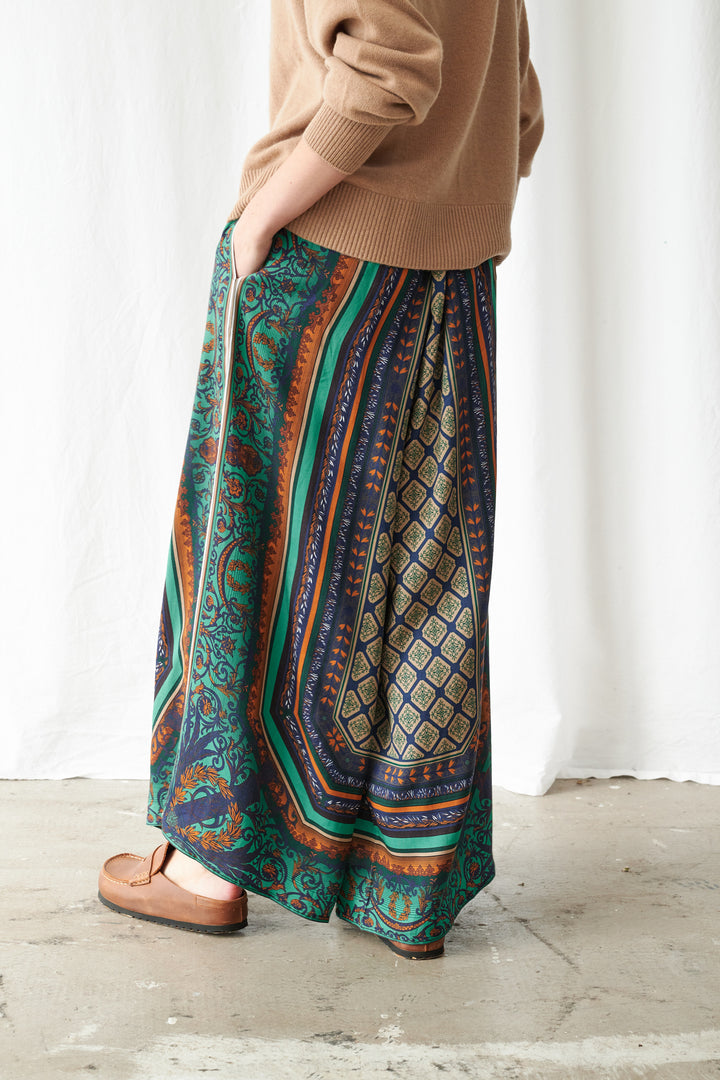 Amulet Emerald Palazzo Pants - One Hundred Stars
