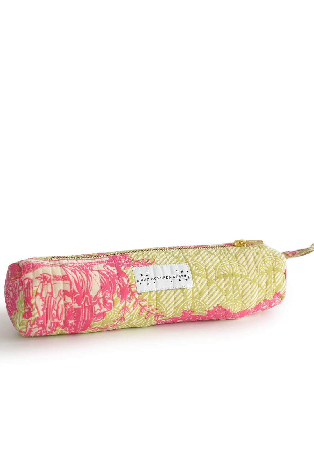 Ancient Columns Olive Pencil Case - One Hundred Stars