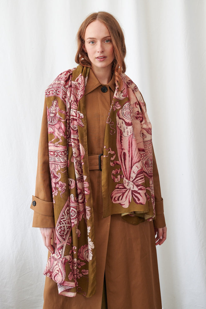 Angels Olive Scarf
