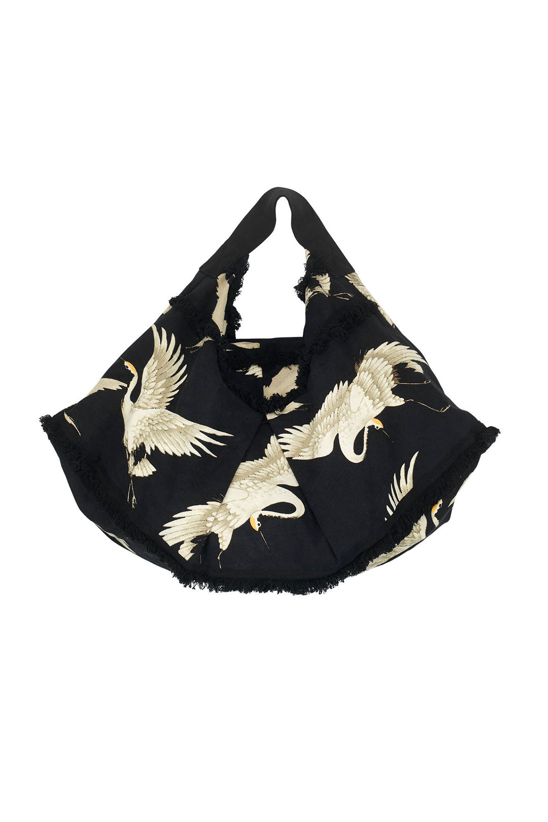 Stork Black Slouch Bag