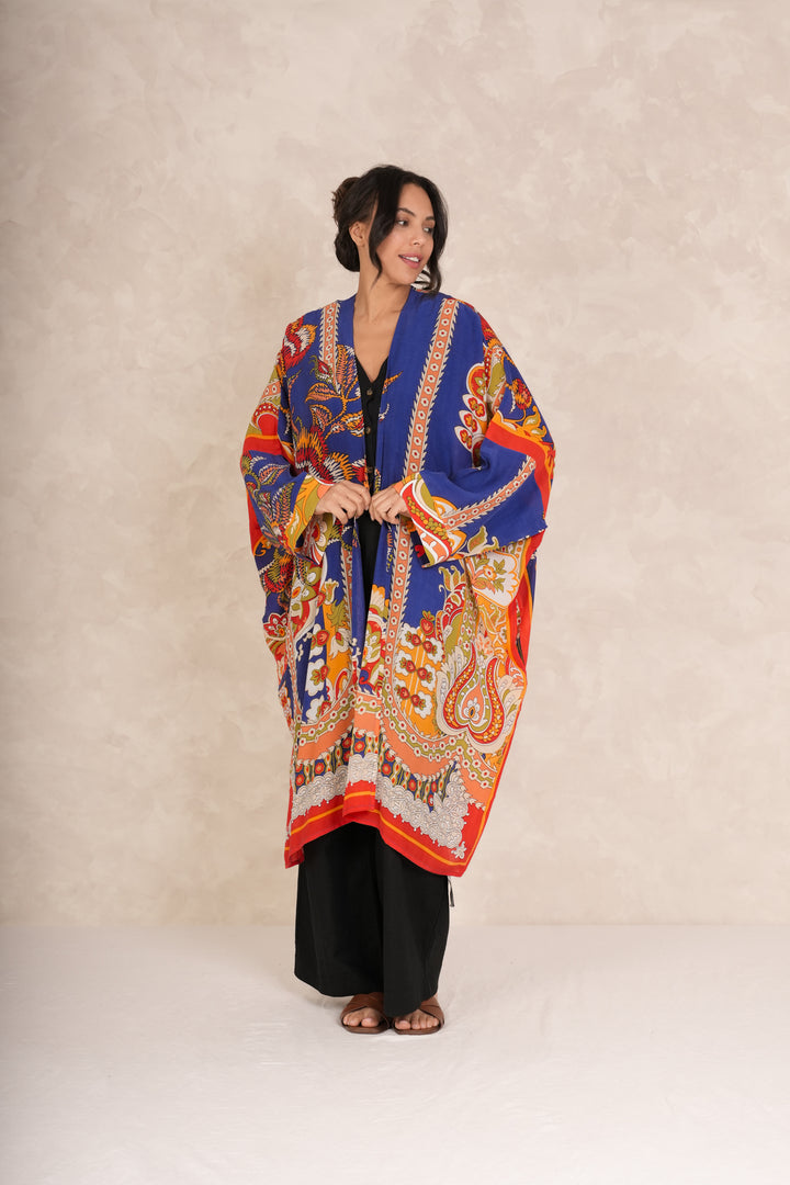 Carnival Cobalt Grande Kimono