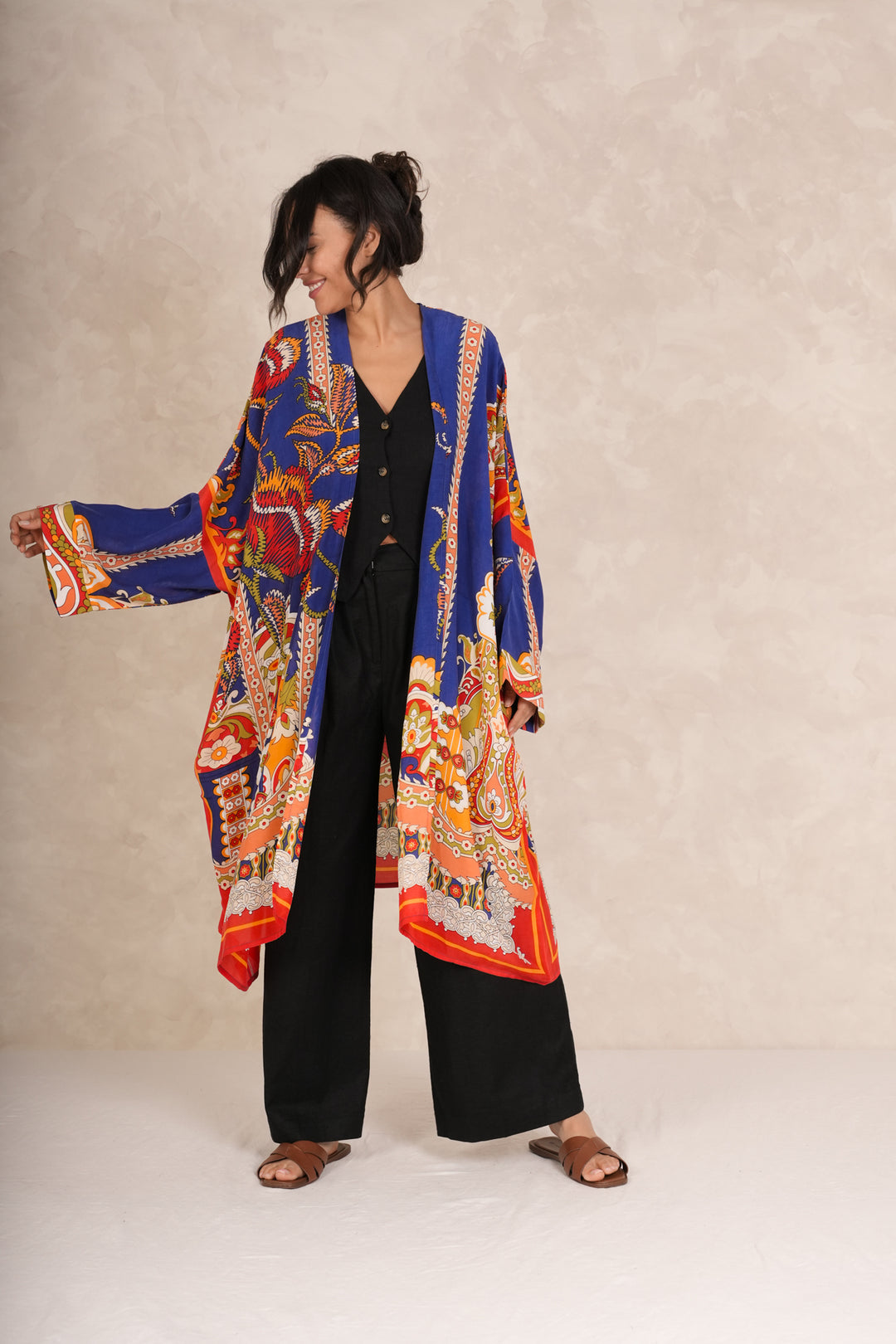 Carnival Cobalt Grande Kimono