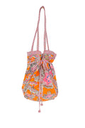 Cartouche Orange Cotton Vanity Bag