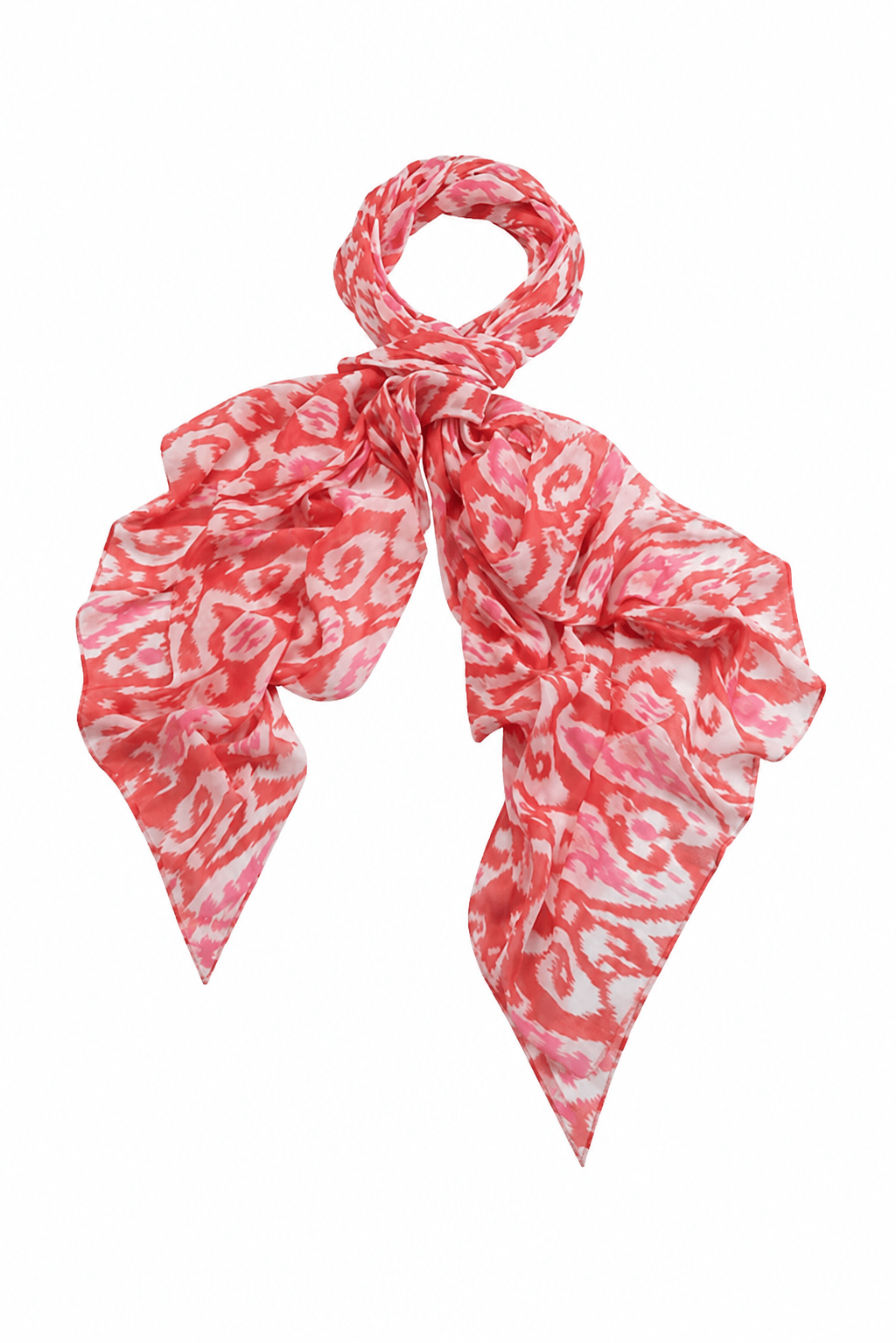 Ikat Pink Scarf - One Hundred Stars