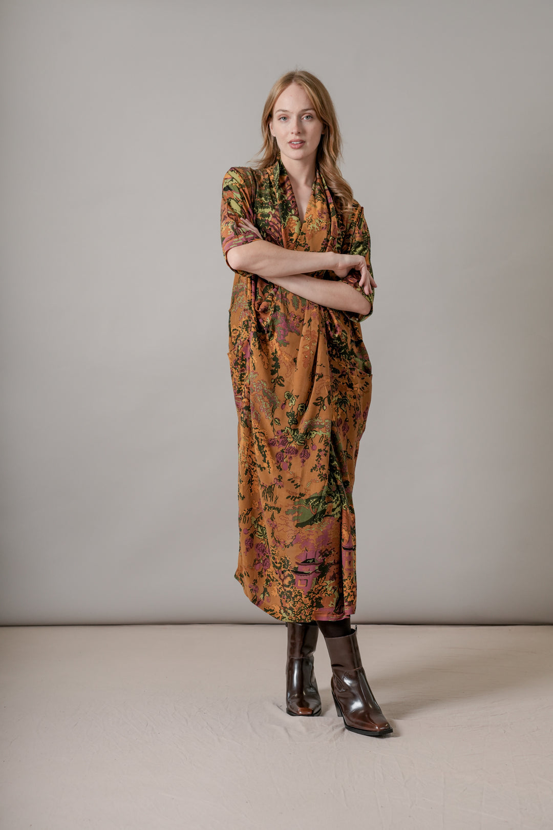 China Tree Cigar Rachel Dress - One Hundred Stars