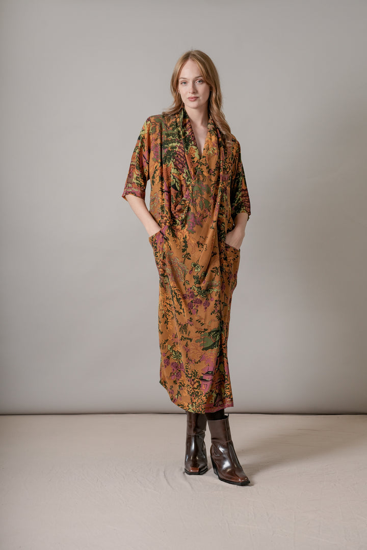 China Tree Cigar Rachel Dress - One Hundred Stars