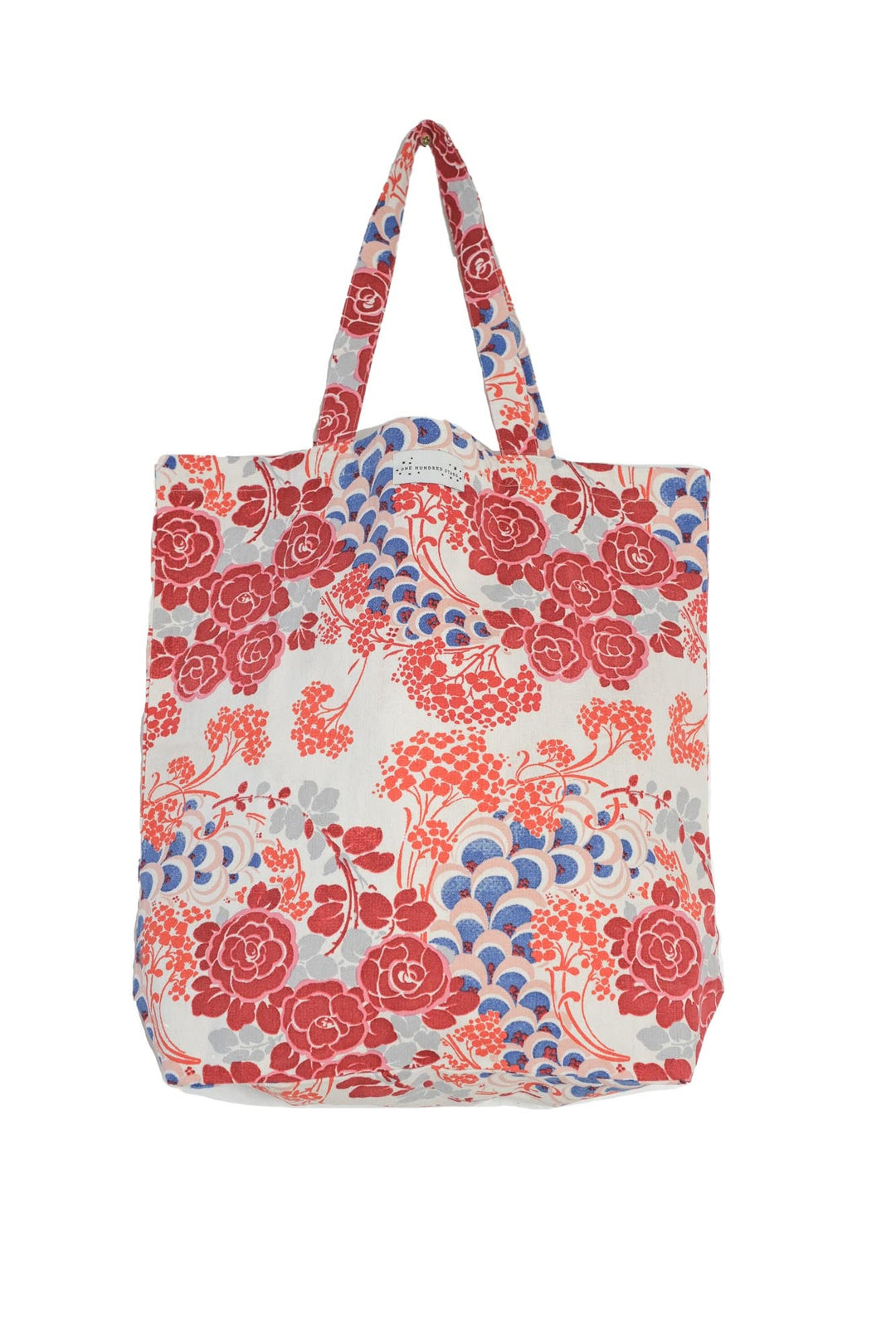 Confetti Scarlet Canvas Bag - One Hundred Stars