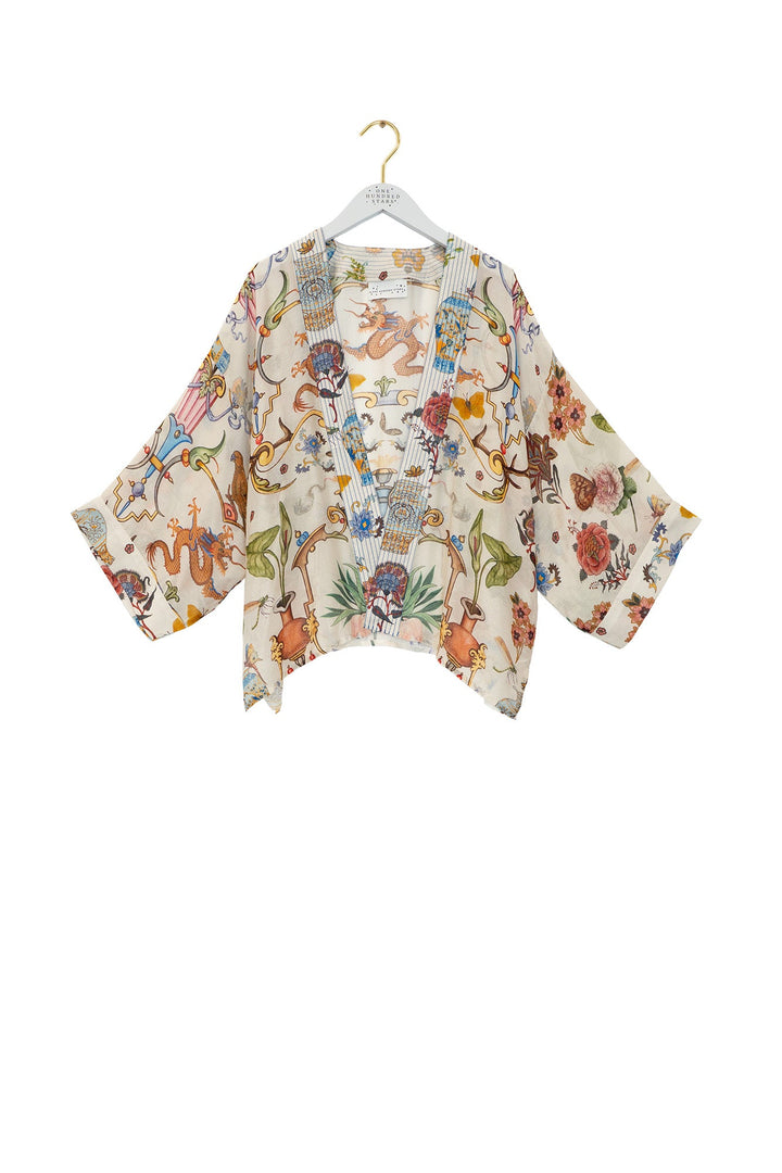 Cornucopia Ivory Kimono - One Hundred Stars