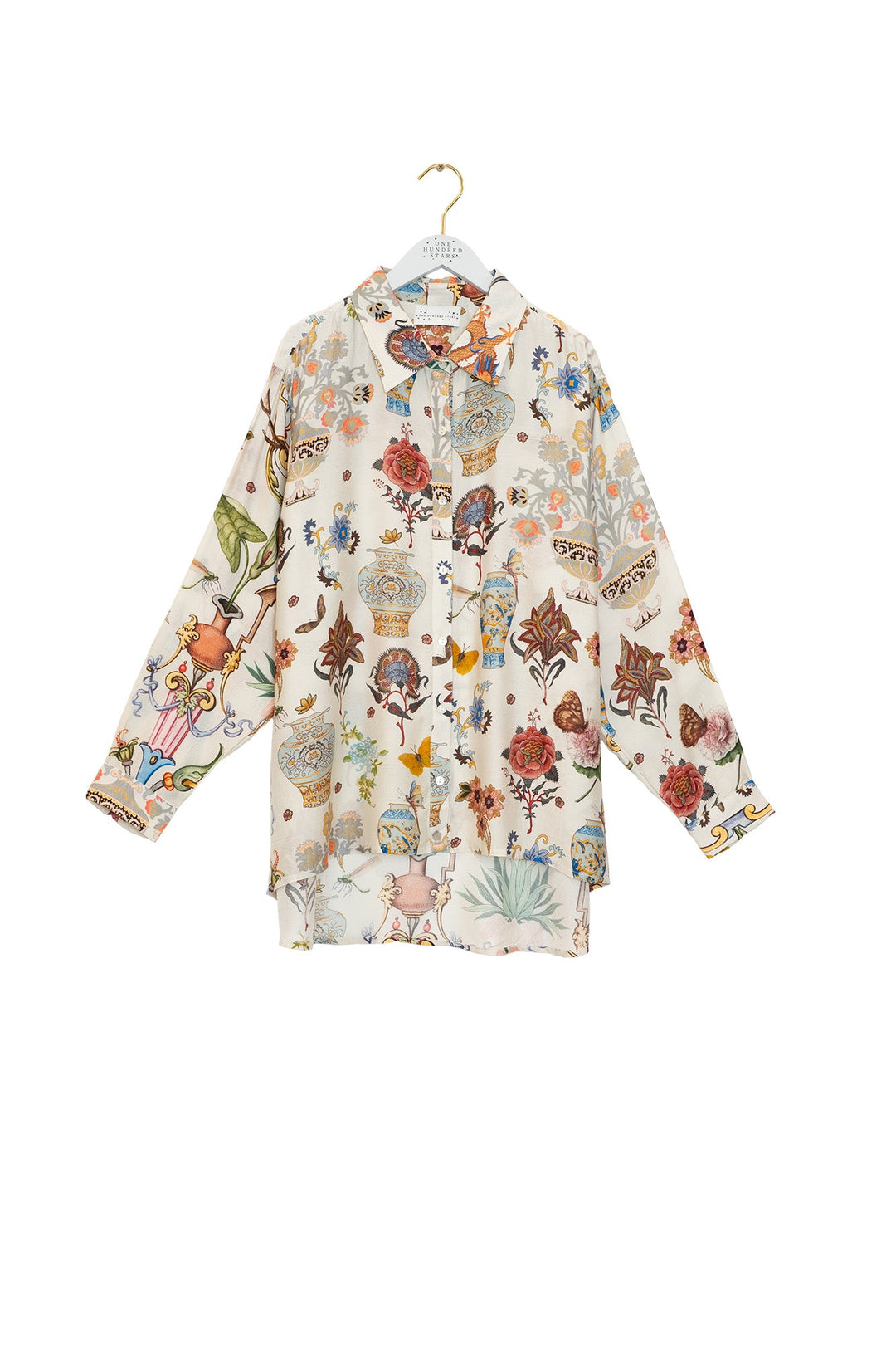 Cornucopia Ivory Oversized Shirt - One Hundred Stars