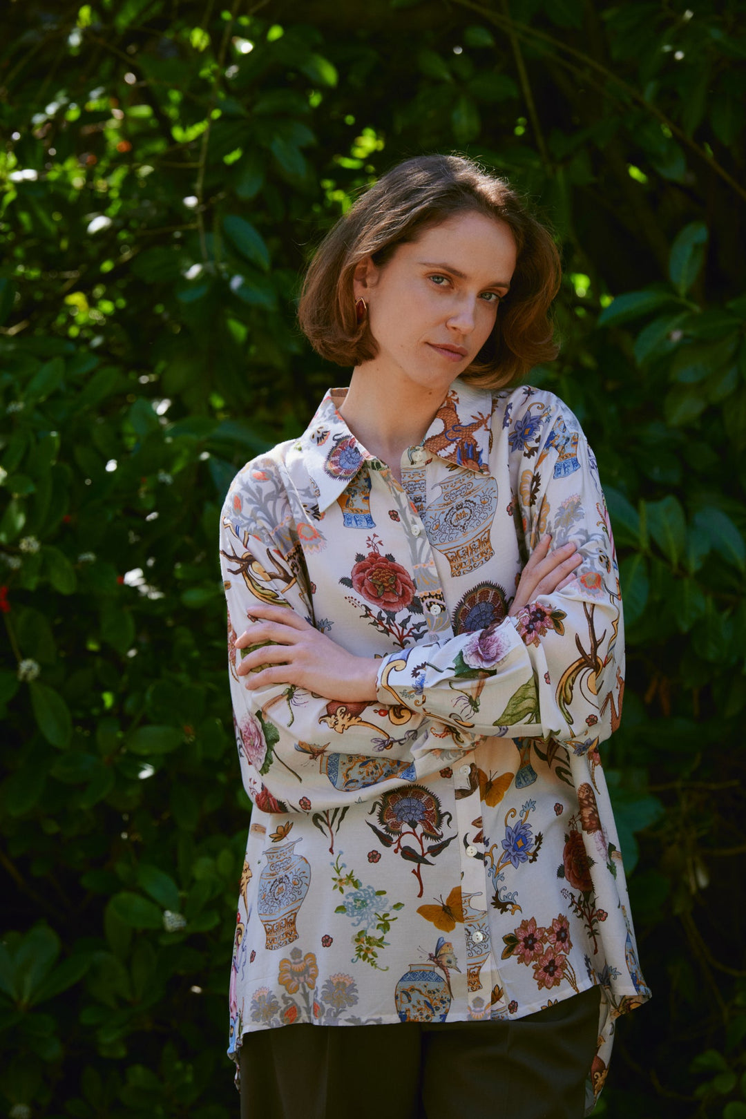 Cornucopia Ivory Oversized Shirt - One Hundred Stars